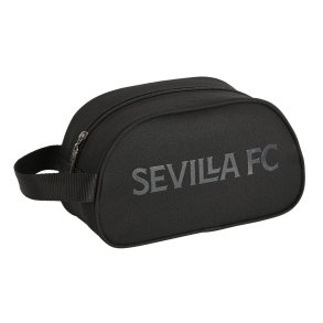 Skoletoilettaske Sevilla Ftbol Club Teen Sort 26 x 15 x 12 cm