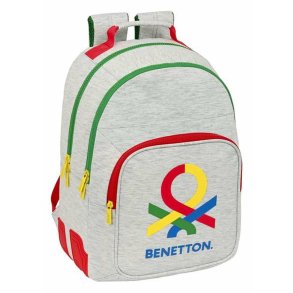 Skoletaske Benetton Pop Gr 32 x 42 x 15 cm