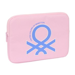 Laptop cover Benetton Pink Pink (31 x 23 x 2 cm)