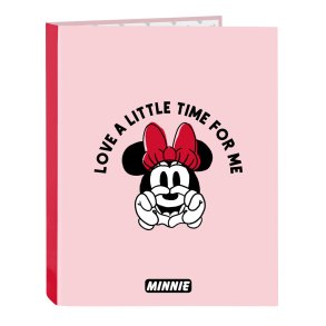 Ringbind Minnie Mouse Me time Pink A4 (26.5 x 33 x 4 cm)