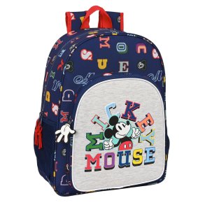 Skoletaske Mickey Mouse Only One Marinebl 33 x 42 x 14 cm