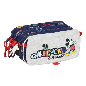 Tredobbelt bretaske Mickey Mouse Clubhouse Only one Marinebl 21,5 x 10 x 8 cm