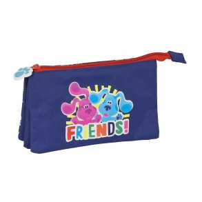 Tredobbelt bretaske Blue's Clues Marinebl (22 x 12 x 3 cm)