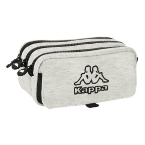 Tredobbelt bretaske Kappa Grey knit Gr (21,5 x 10 x 8 cm)