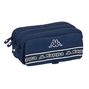 Tredobbelt bretaske Kappa Navy Marinebl (21,5 x 10 x 8 cm)
