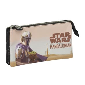 Dobbelt carry-all The Mandalorian This is the way Sort 22 x 12 x 3 cm