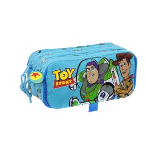 Tredobbelt bretaske Toy Story Ready to play Lysebl (21,5 x 10 x 8 cm)