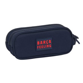 Tredobbelt bretaske F.C. Barcelona Marinebl 21 x 8.5 x 7 cm