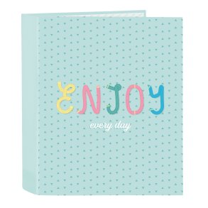 Ringbind BlackFit8 Enjoy Grn A4 27 x 33 x 6 cm