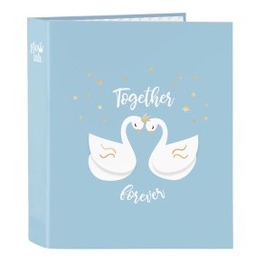 Ringbind Glow Lab Cisnes Bl A4 27 x 33 x 6 cm