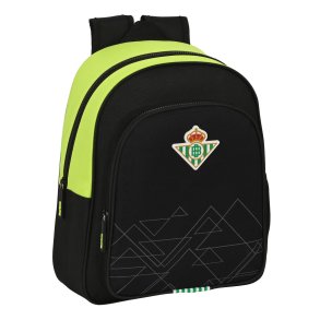 Skoletaske Real Betis Balompi Sort Lime 28 x 34 x 10 cm