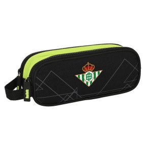 Dobbelt carry-all Real Betis Balompi Sort Lime 21 x 8 x 6 cm
