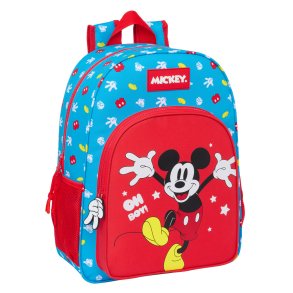Skoletaske Mickey Mouse Clubhouse Fantastic Bl Rd 33 x 42 x 14 cm