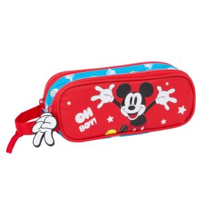Dobbelt carry-all Mickey Mouse Clubhouse Fantastic Bl Rd 21 x 8 x 6 cm