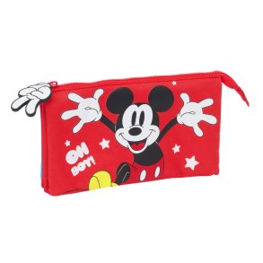 Dobbelt carry-all Mickey Mouse Clubhouse Fantastic Bl Rd 22 x 12 x 3 cm