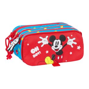 Dobbelt carry-all Mickey Mouse Clubhouse Fantastic Bl Rd 21,5 x 10 x 8 cm