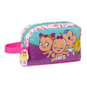 Termomadkasse The Bellies 21.5 x 12 x 6.5 cm Lilla Turkisbl Hvid