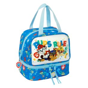 Madkasse med tilbeh�r The Paw Patrol Pups rule Bl� 20 x 20 x 15 cm