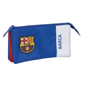 Dobbelt carry-all F.C. Barcelona Bl Rdbrun 22 x 12 x 3 cm
