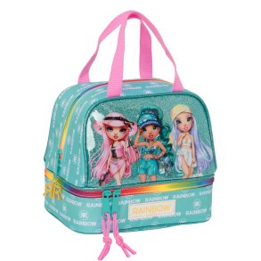 Madkasse med tilbeh�r Rainbow High Paradise Turkisbl� 20 x 20 x 15 cm