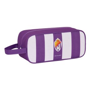 Rejseskotaske Real Valladolid C.F. Hvid Lilla 34 x 15 x 14 cm