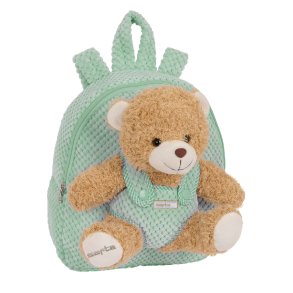 Brnetaske Safta Bjrnebamse Turkisbl 23 x 27 x 7,5 cm