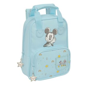 Skoletaske Mickey Mouse Clubhouse Baby Lysebl 20 x 28 x 8 cm