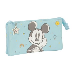 Tredobbelt bretaske Mickey Mouse Clubhouse Baby Lysebl 22 x 12 x 3 cm