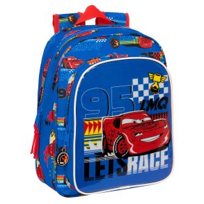 Skoletaske Cars Race ready Bl 27 x 33 x 10 cm
