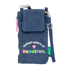Pung Benetton Denim Mobiltaske Bl