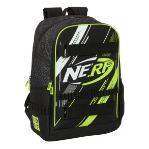 Skoletaske Nerf Get ready Sort 31 x 44 x 17 cm