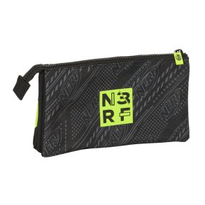 Tredobbelt bretaske Nerf Get ready Sort 22 x 12 x 3 cm