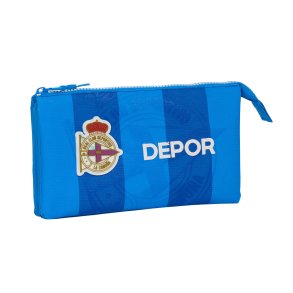 Tredobbelt bretaske R. C. Deportivo de La Corua Bl 22 x 12 x 3 cm