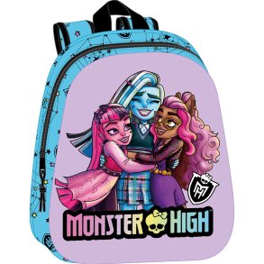 Skoletaske Monster High Bl Syren 27 x 33 x 10 cm