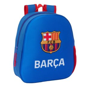 Skoletaske F.C. Barcelona Marinebl 27 x 33 x 10 cm