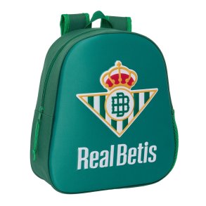 3D Skoletaske Real Betis Balompi Grn 27 x 33 x 10 cm