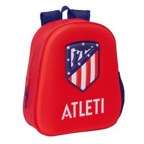 3D Skoletaske Atltico Madrid Rd 27 x 33 x 10 cm