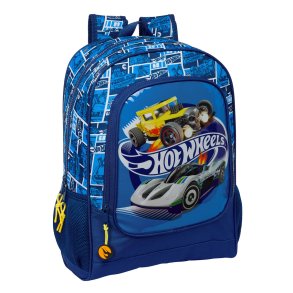 Skoletaske Hot Wheels Sonny Marinebl 32 x 42 x 14 cm