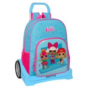Skolerygsk med Hjul LOL Surprise! Divas Bl 33 x 42 x 14 cm