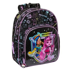 Brnetaske Monster High Sort 28 x 34 x 10 cm