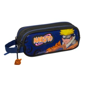 Dobbelt carry-all Naruto Ninja Bl Sort 21 x 8 x 6 cm