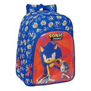 Skoletaske Sonic Prime Bl 26 x 34 x 11 cm