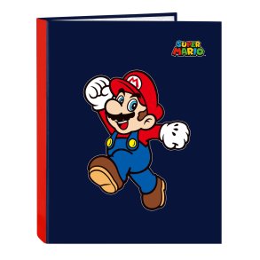 Ringbind Super Mario World Marinebl A4 26.5 x 33 x 4 cm