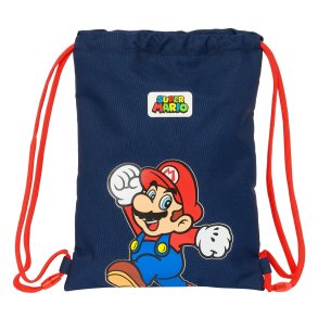 Rygsk med Snore Super Mario World Marinebl 26 x 34 x 1 cm