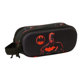 Dobbelt carry-all Batman Sort 21 x 8 x 6 cm 3D