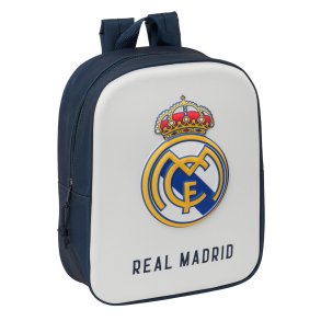 Brnetaske Real Madrid C.F. Hvid Marinebl 22 x 27 x 10 cm