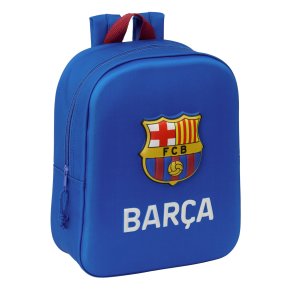 Skoletaske F.C. Barcelona Marinebl 22 x 27 x 10 cm 3D