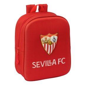 Skoletaske Sevilla Ftbol Club Rd 22 x 27 x 10 cm 3D