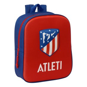 Skoletaske Atltico Madrid Rd 22 x 27 x 10 cm 3D