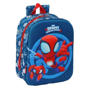 Skoletaske Spider-Man Rd Marinebl 22 x 27 x 10 cm 3D